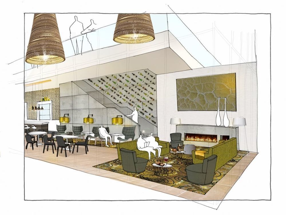 Element Amsterdam Hotel Restoran gambar